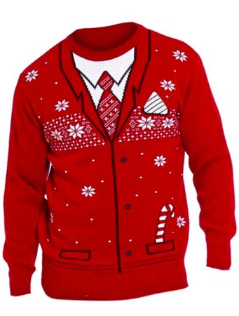 christmas hoodie sweater sweatshirt red snowflakes