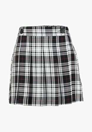 Topshop COLLEGE CHECK KILT - Mini skirts - monochrome - Zalando.dk