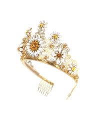 Dolce & Gabbana Crystal-embellished Tiara in Metallic - Lyst