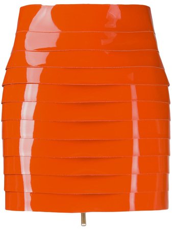 Dsquared2 Panelled Skirt S72MA0788S52923 Orange | Farfetch