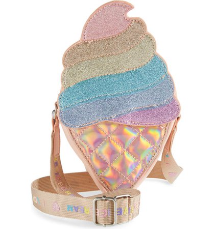 OMG Glitter Ice Cream Crossbody Bag (Kids) | Nordstrom