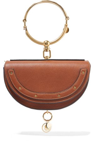 Chloé | Nile Bracelet small textured-leather shoulder bag | NET-A-PORTER.COM
