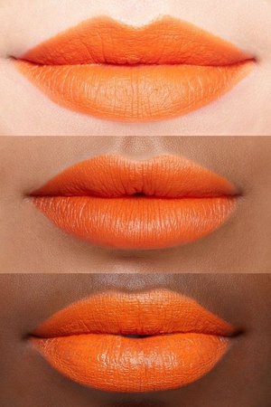 Orange LIpstick Lips