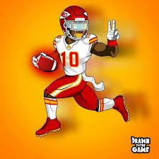 tyreek hill catch silhouette no background - Google Search