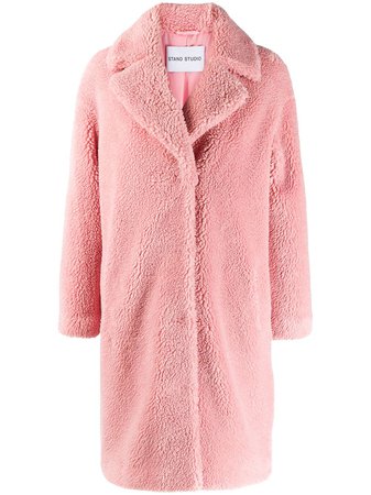 Stand Camille faux-shearling Coat - Farfetch
