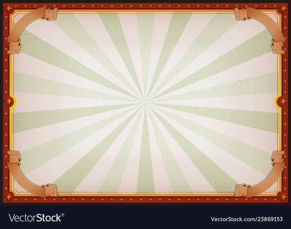 Vintage blank circus poster sign Royalty Free Vector Image