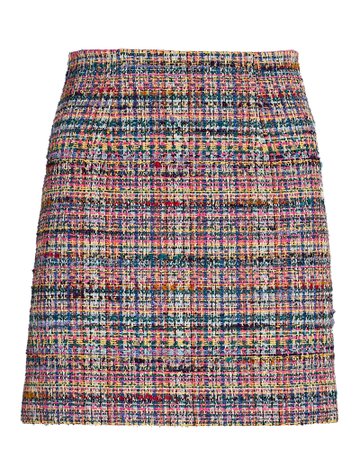 L'Agence Livia Plaid Mini Skirt | INTERMIX®