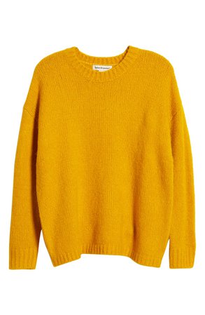Cotton Emporium Easy Rib Trim Sweater | Nordstrom