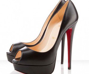 black louis vuitton heels