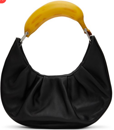 black and yellow purse