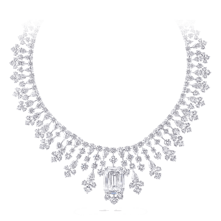 White Diamonds Necklace, 131.80 cts, Graff