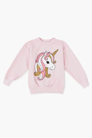 Girls Unicorn Graphic Sweatshirt (Kids)