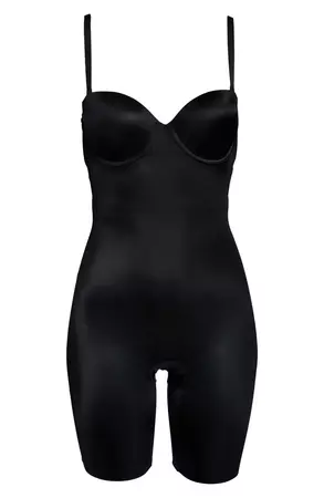 Nordstrom SPANX® Suit Your Fancy Strapless Cupped Mid Thigh Bodysuit, Nordstrom