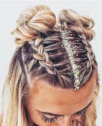 braid glitter hairstyles - Google Search