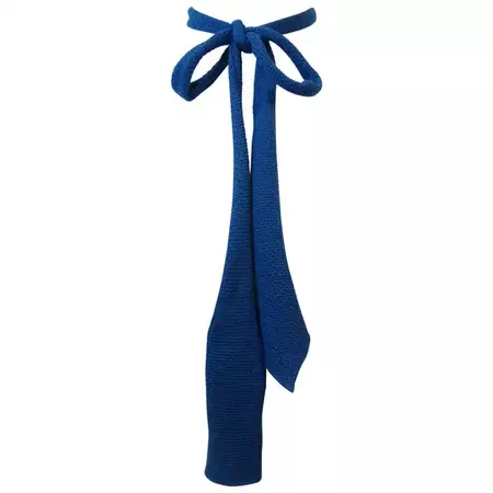 2002 Lanvin Pique Stitch Western Bow Necktie at 1stDibs | western neckties, western bowtie, western bow tie