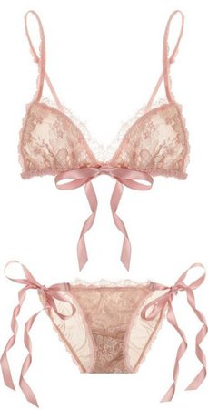 underwear, lingerie, lingerie set, sexy lingerie, pastel, pastel pink, pink, baby pink, cute, girly, bra - Wheretoget