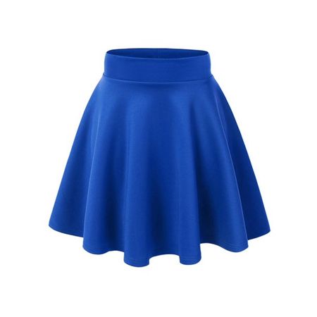 Flare Skater Skirt Royal Blue