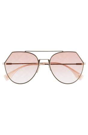 Fendi Eyeline 55mm Sunglasses | Nordstrom
