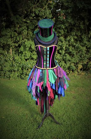 Mad Hatter themed dress