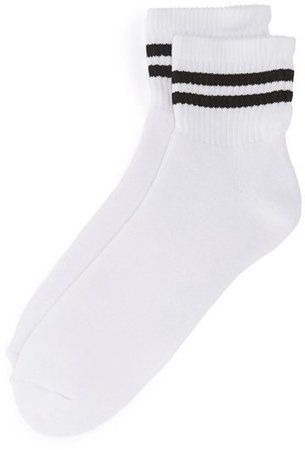 Topman Stripe Short Crew Socks, $6 | Nordstrom | Lookastic.com