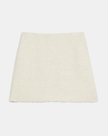 A-Line Mini Skirt in Tweed