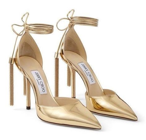 golden gold shoes