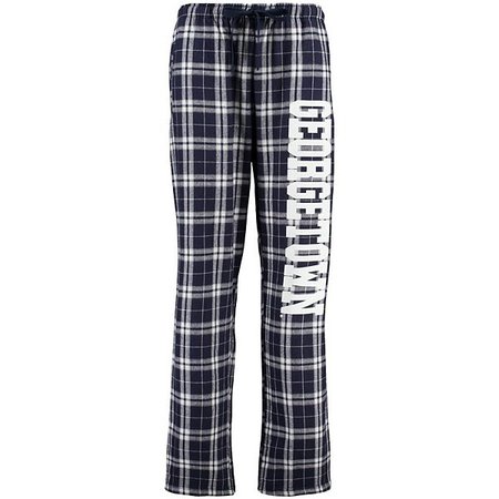Women's Navy Georgetown Hoyas Flannel Pajama Pants