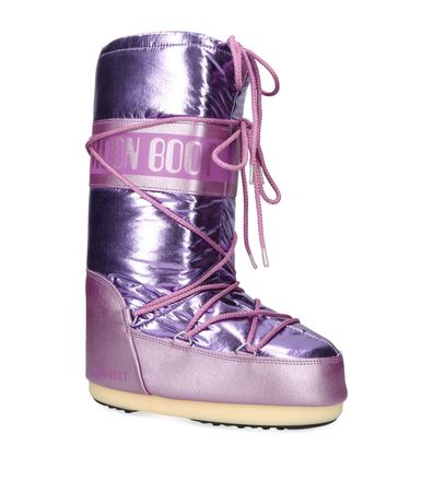 Womens Moon Boot pink Metallic Icon Snow Boots | Harrods # {CountryCode}