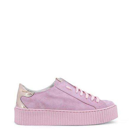 Fashiontage - Ana Lublin Pink Suede Sneakers - 857393692733