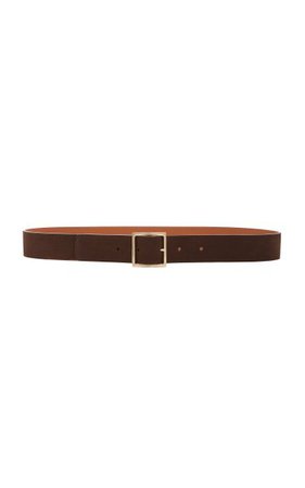 Brown Leather Belt By Maison Boinet | Moda Operandi