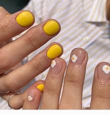 short yellow nails - Google Search