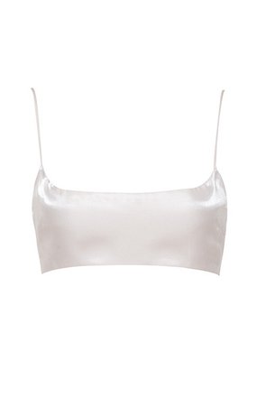Clothing : Tops : 'Imogen' Sparkly Ivory Strappy Top