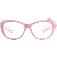 pink bow glasses