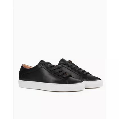 Koio Capri Onyx Low-Top Sneakers in Black Leather : sneakers | Madewell