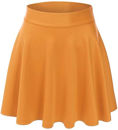 Mustard Skater Skirt