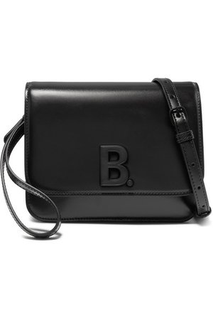Balenciaga | B small leather shoulder bag | NET-A-PORTER.COM