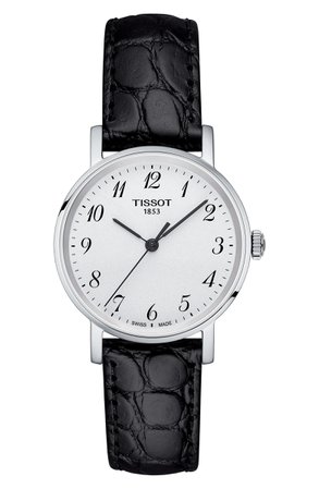 Tissot Everytime Leather Strap Watch, 30mm | Nordstrom