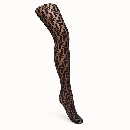 Black nylon stockings - TIGHTS | Fendi