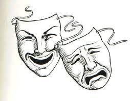 tragedy masks drama faces
