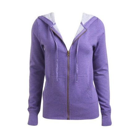 purple hooded jacket