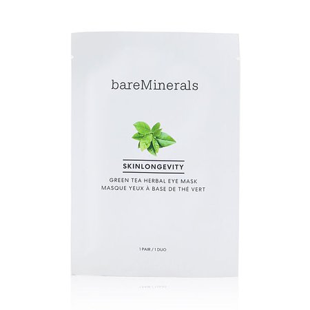 SKINLONGEVITY Green Tea Herbal Eye Mask | bareminerals