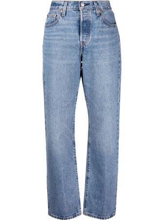 Levi's high-rise straight-leg Jeans - Farfetch