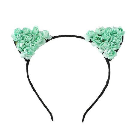 Mint Green Cat Headband