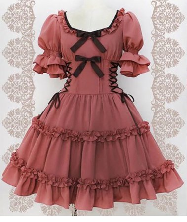 lolita goth dress