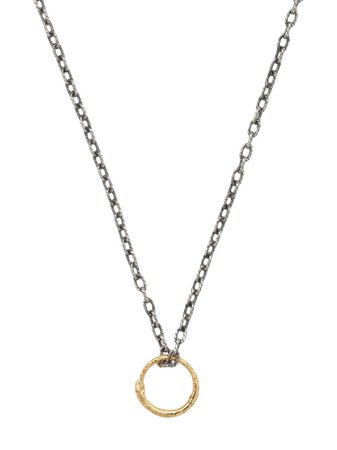 Gucci Snake Ring Pendant Necklace 46199708202 | Farfetch