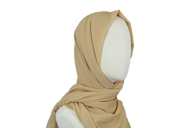 Premium Chiffon Hijab - Camel – Bella Hijabs