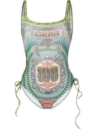 Jean Paul Gaultier logo-print Detail Swimsuit - Farfetch