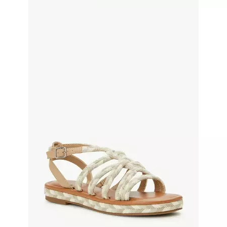 Scoop Women’s Braided Flat Sandals - Walmart.com