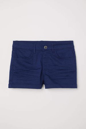Twill Shorts - Blue