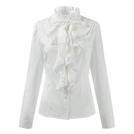 ﻿﻿﻿﻿﻿white frilly shirt womens - Google Search